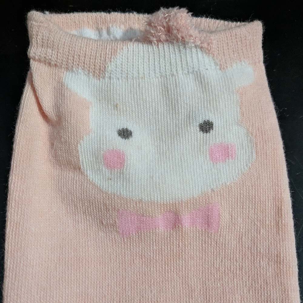 Animal Print Cow Socks
